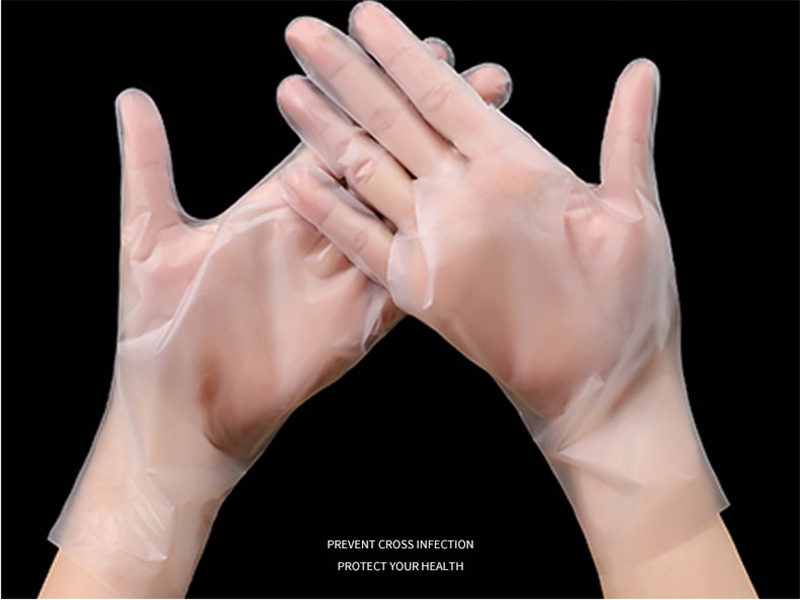 Hot Sale Disposable Clear Tpe Gloves