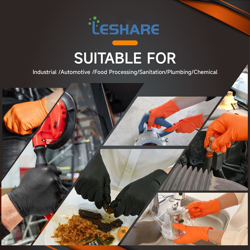 Diamond Nitrile Gloves